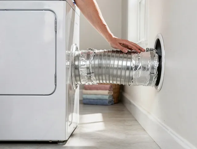 Professional dryer vent hose installation by Marina del Rey Dryer Vent Cleaning in Marina del Rey
